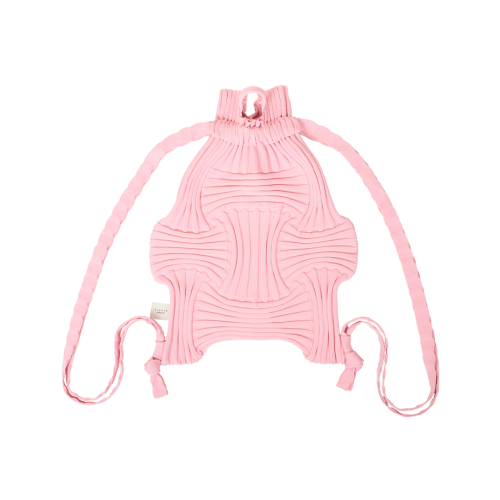 PLEATSMAMA New Bow Backpack Light Pink PLEATSMAMA New Bow Backpack Light Pink